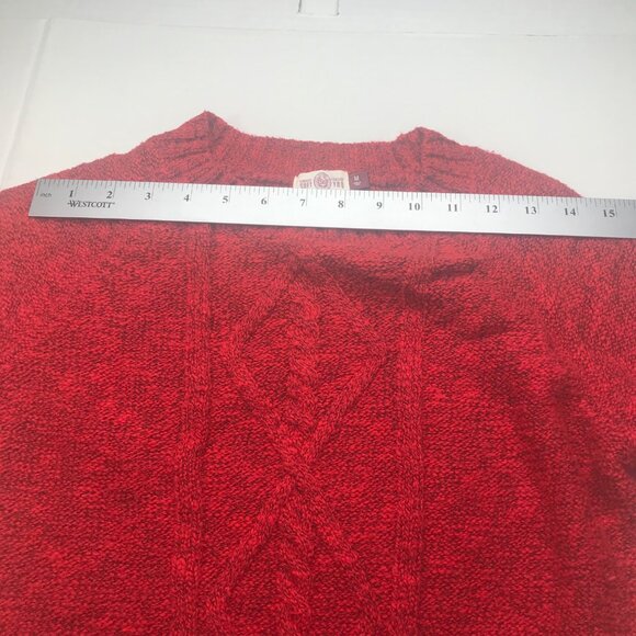 So Perfectly Soft Perfectly You Women's Medium Red Sweater Preowned - Picture 7 of 12